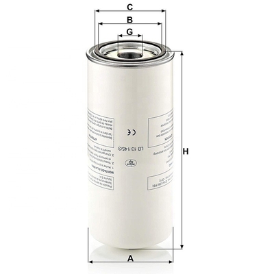 LB-13145/3 P782909 1626832100 575000101 R12101 Воздушный и масляный сепаратор фильтр для компрессора