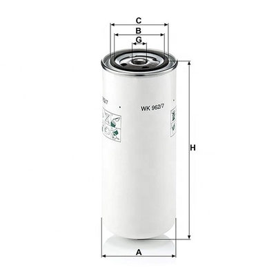 После обслуживания Онлайн поддержка Hydwell Industrial Spin-on Fuel Filter Wdk962/12 с хорошим