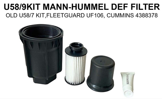 Сертификация CE Пластиковый топливный фильтр OE U58/9 KIT 4388378 2122909PE для сборочного грузовика